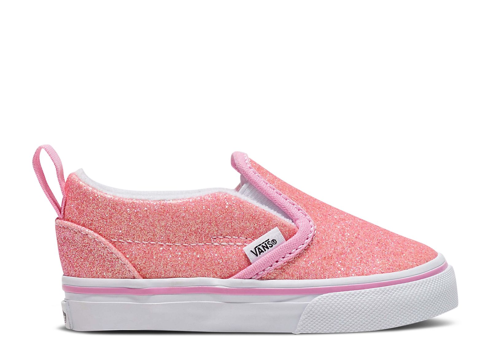 Slip-On V Toddler 'Glitter - Pink'