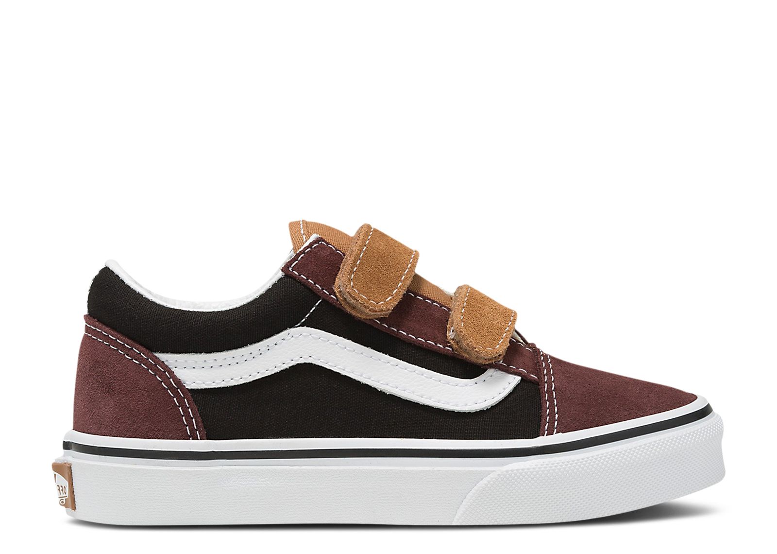 Slip-On V Kids 'Color Block - Black Brown'