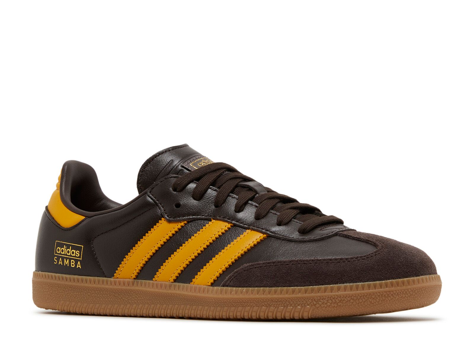 Samba OG 'Dark Brown Yellow' - Adidas - IG6174 - dark brown