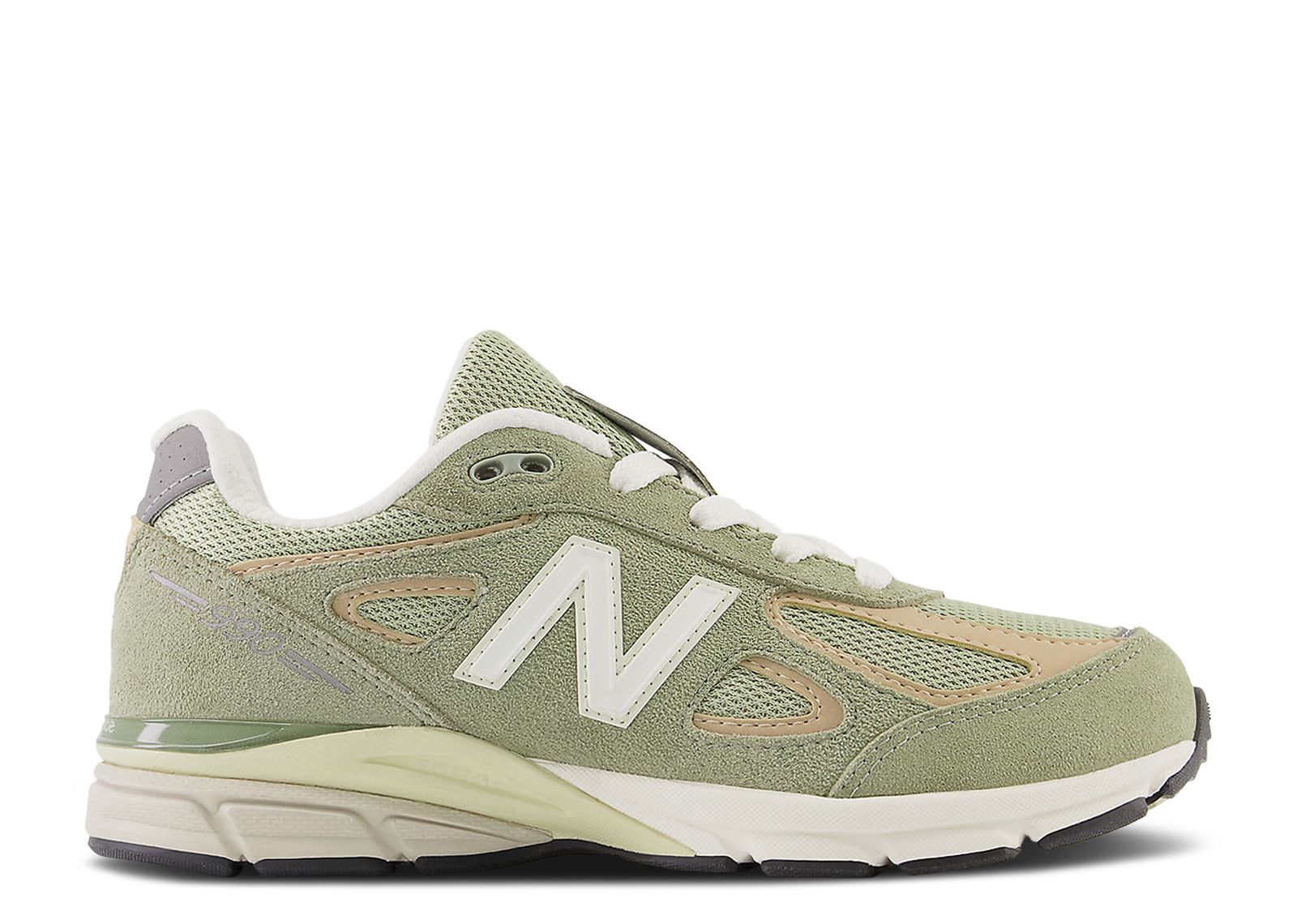 New Balance Teddy Santis X 990v4 Big Kid Olive Incense New Balance GC990GT4 olive leaf sea salt Flight Club