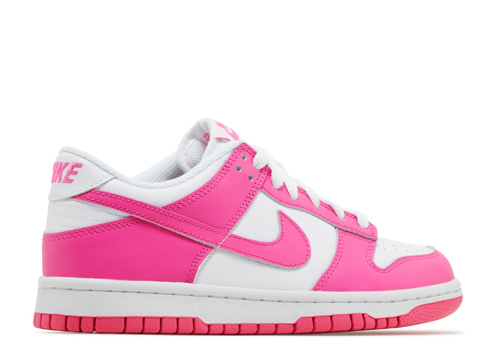 Dunk Low GS 'Laser Fuchsia' - Nike - FB9109 102 - white/laser fuchsia |  Flight Club