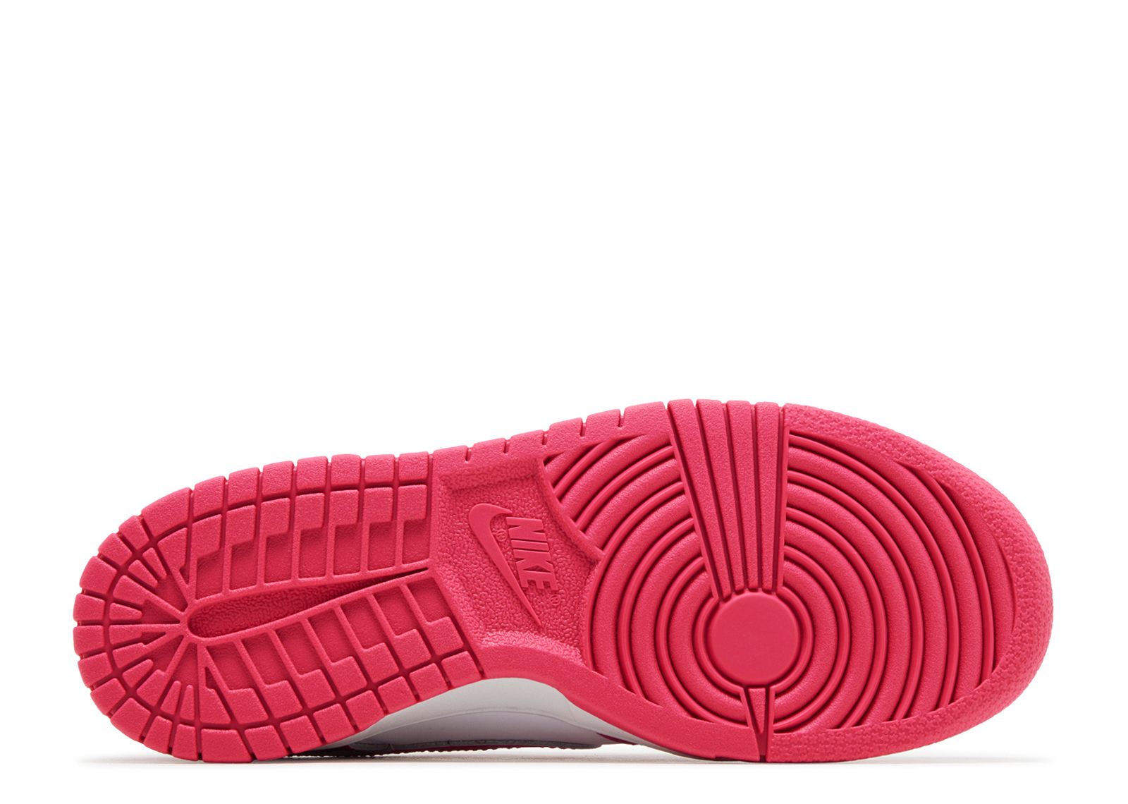 GS Nike Dunk Low 'White/Laser Fuchsia|FB9109-102|Top Fashion