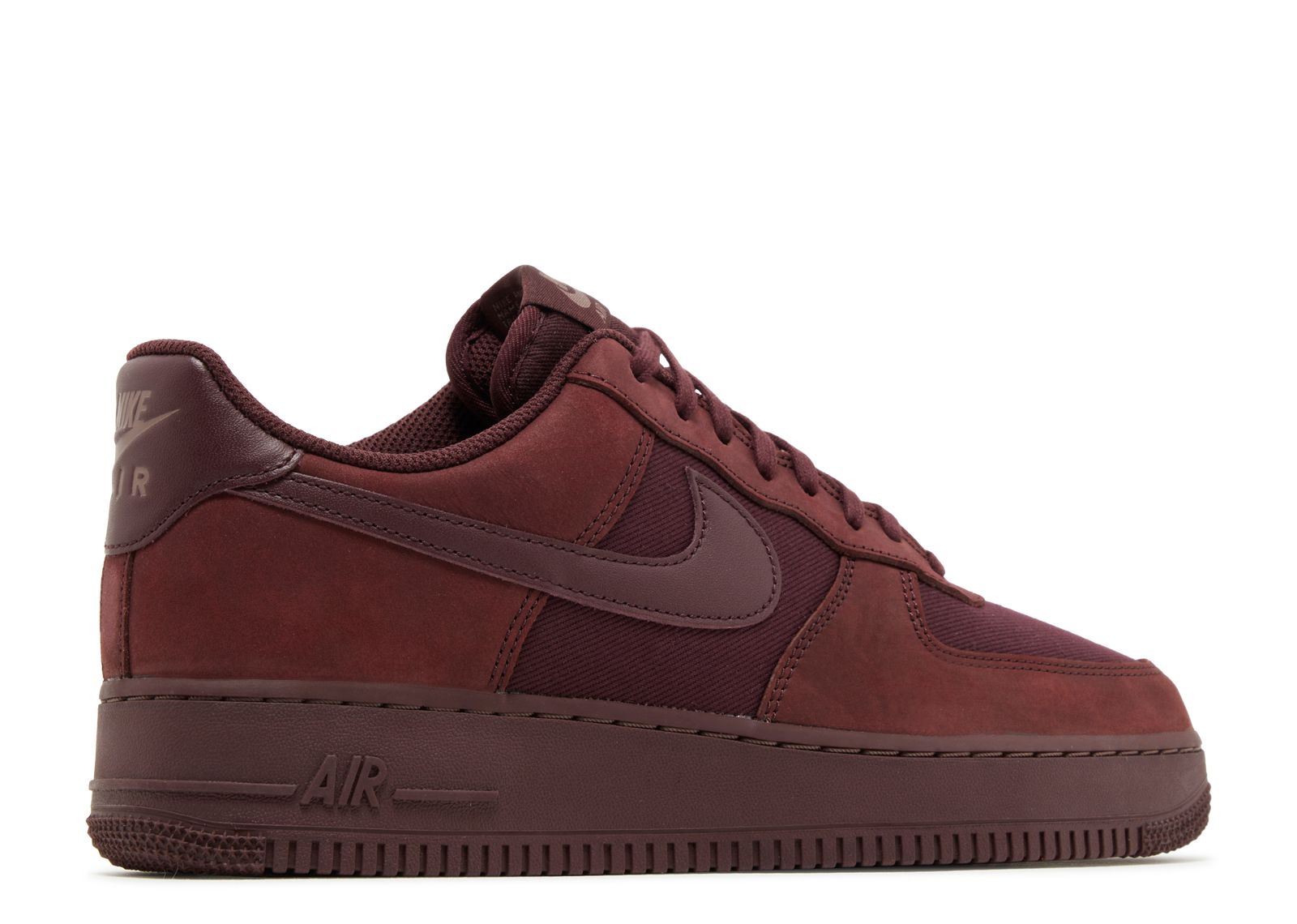 Nike air force hot sale 1 07 burgundy