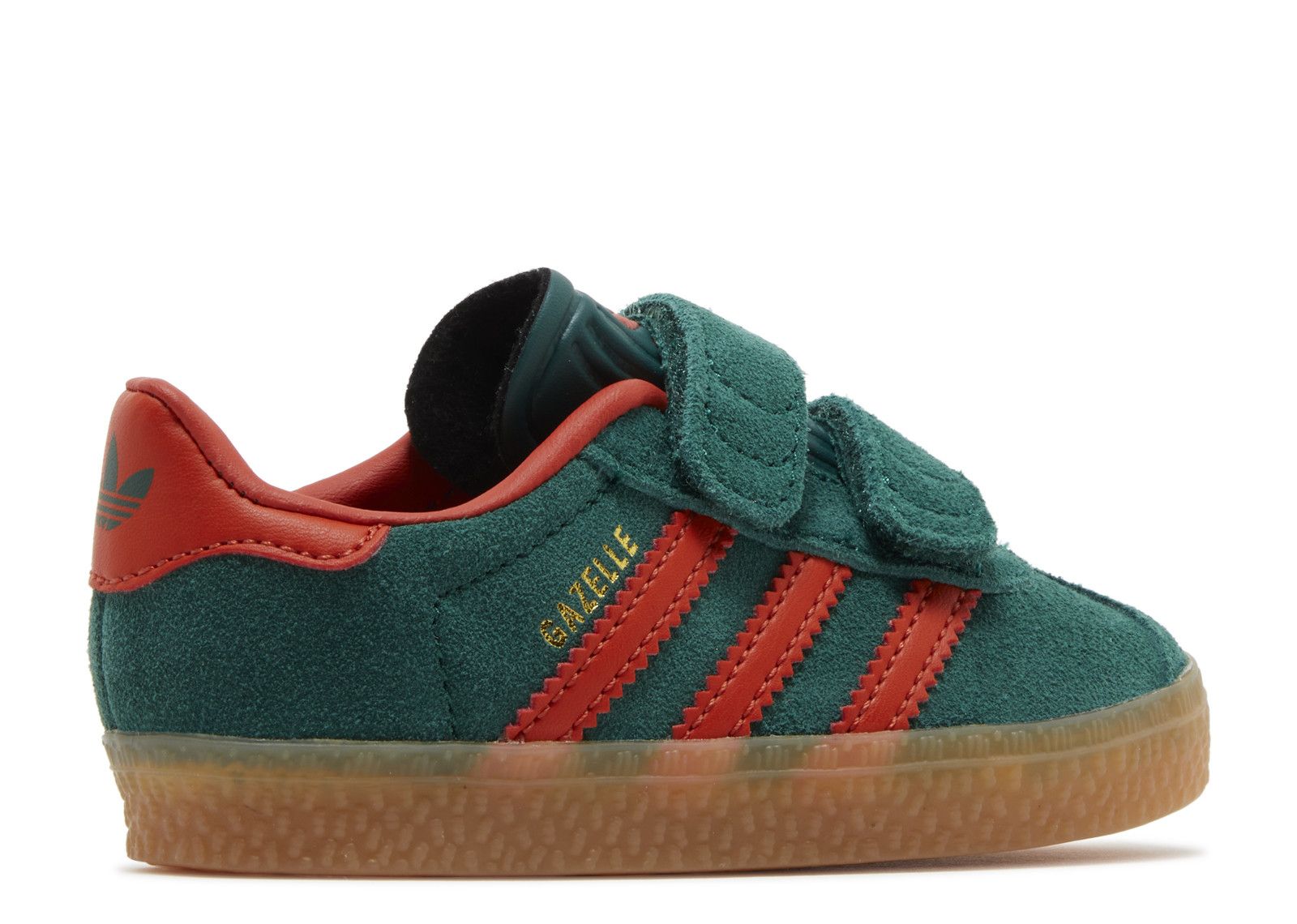 adidas gazelle silver green womens Adidas Gazelle Collegiate Green Preloved Red (GS) main image 1