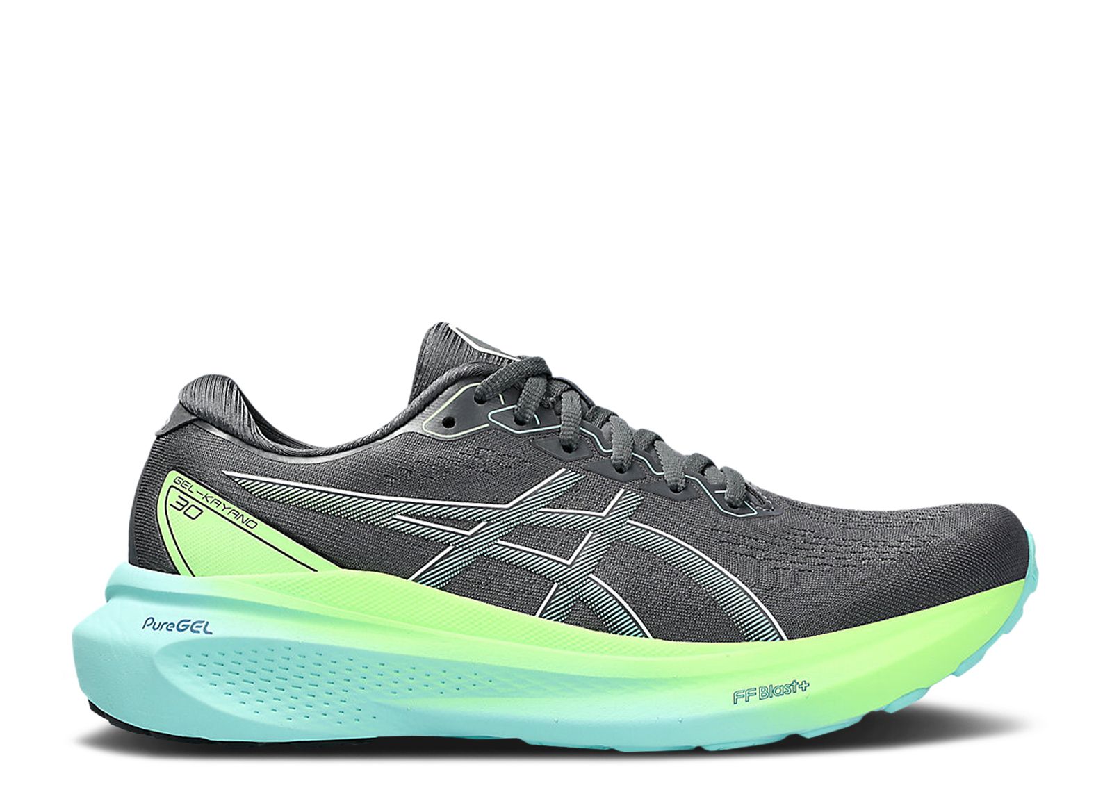 Gel Kayano 30 Wide 'Carrier Grey Illuminate Mint'