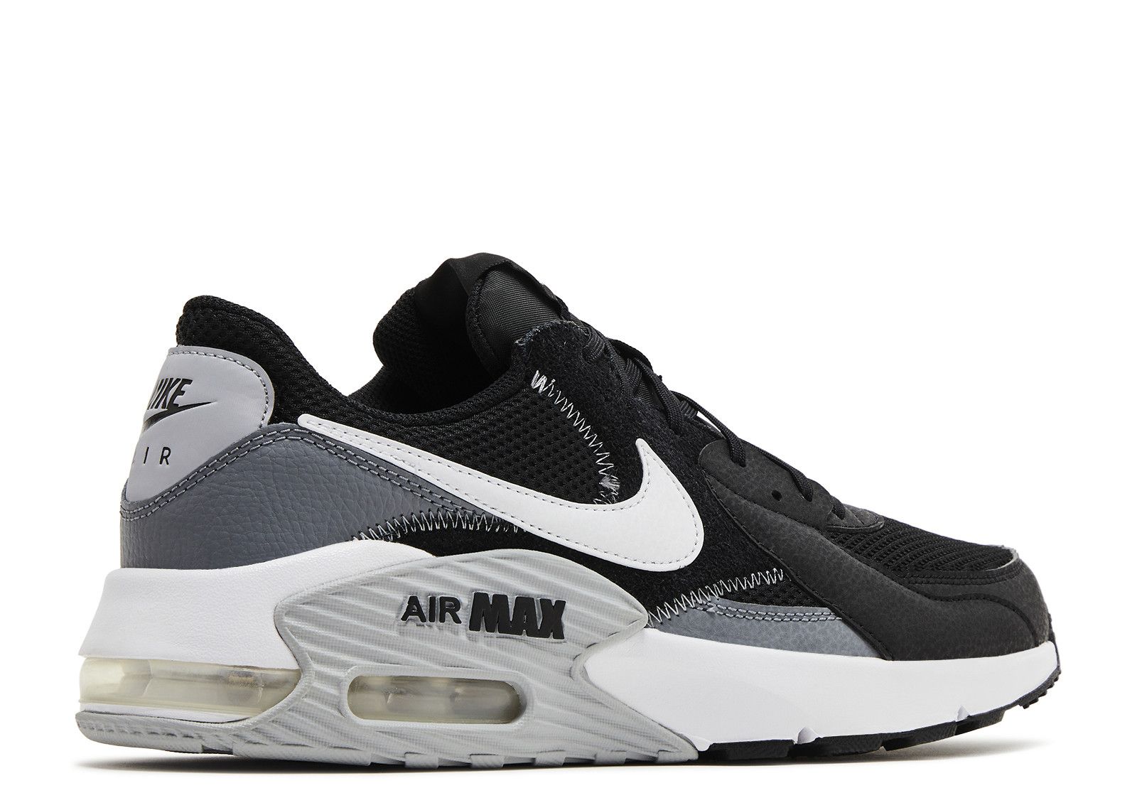nike air max excee black and white