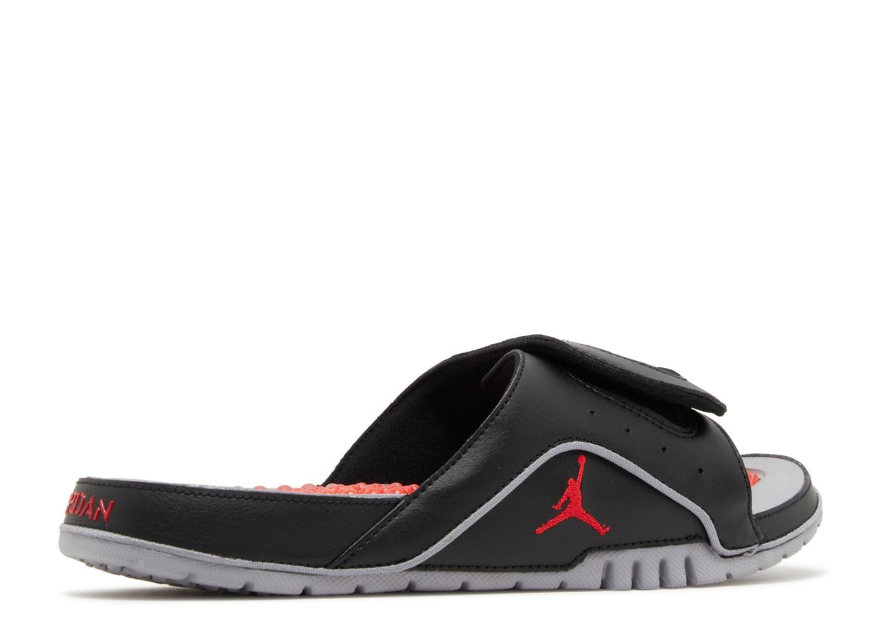 Jordan Hydro 4 Retro Slide 'Black Cement'