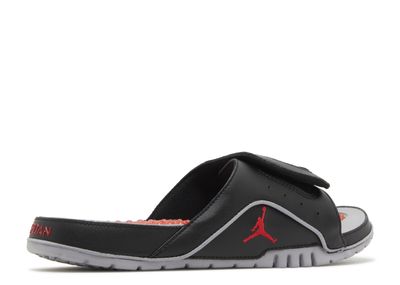 Jordan Hydro 4 Retro Slide 'Black Cement'