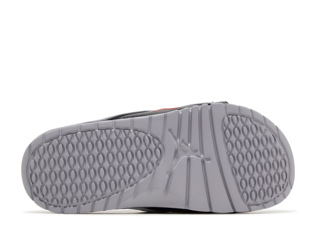 Jordan Hydro 4 Retro Slide 'Black Cement'