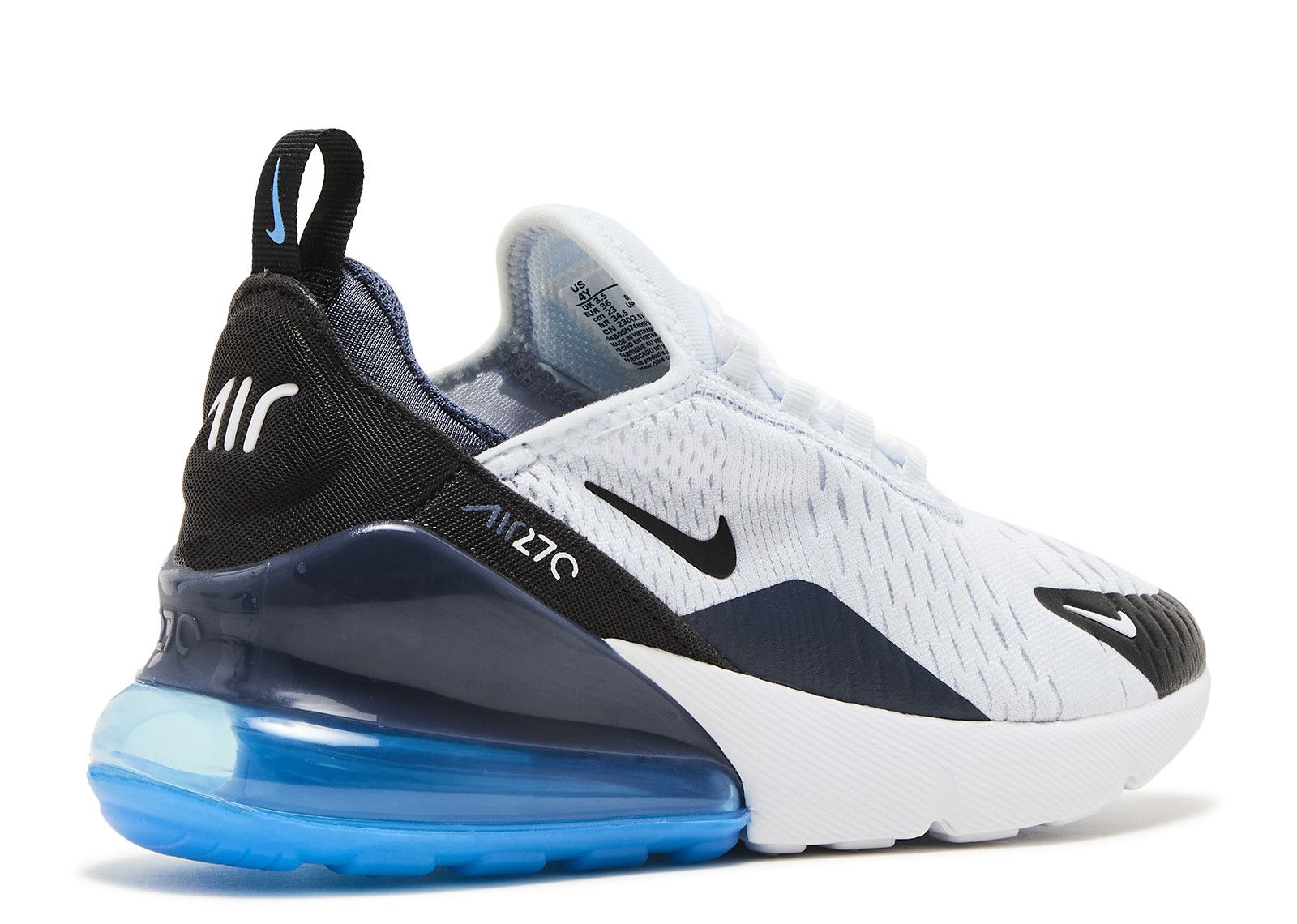 niko Air Max 270 GS 'Football Grey Thunder Blue' - Nike - 943345 033