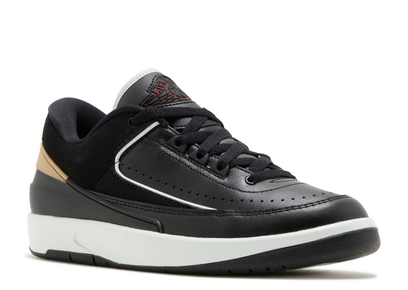 Wmns Jordan 2 Retro Low ‘Black Metallic Gold’