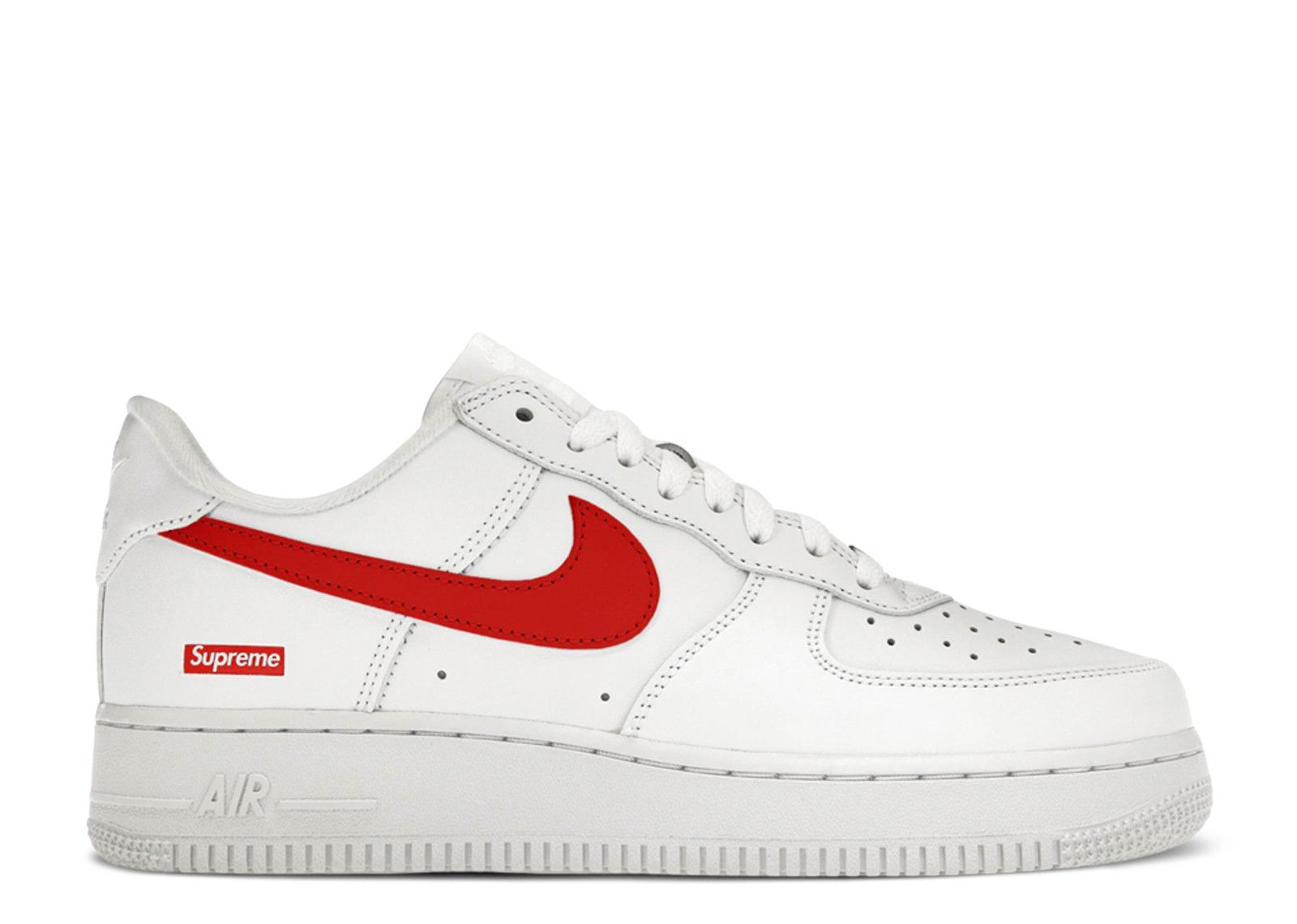 Supreme x Air Force 1 Low 'Box Logo - Speed Red' Shanghai Exclusive
