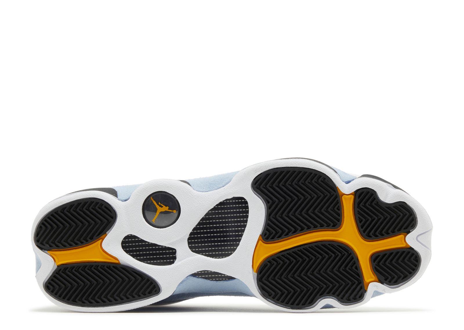 retro 13 blue and yellow