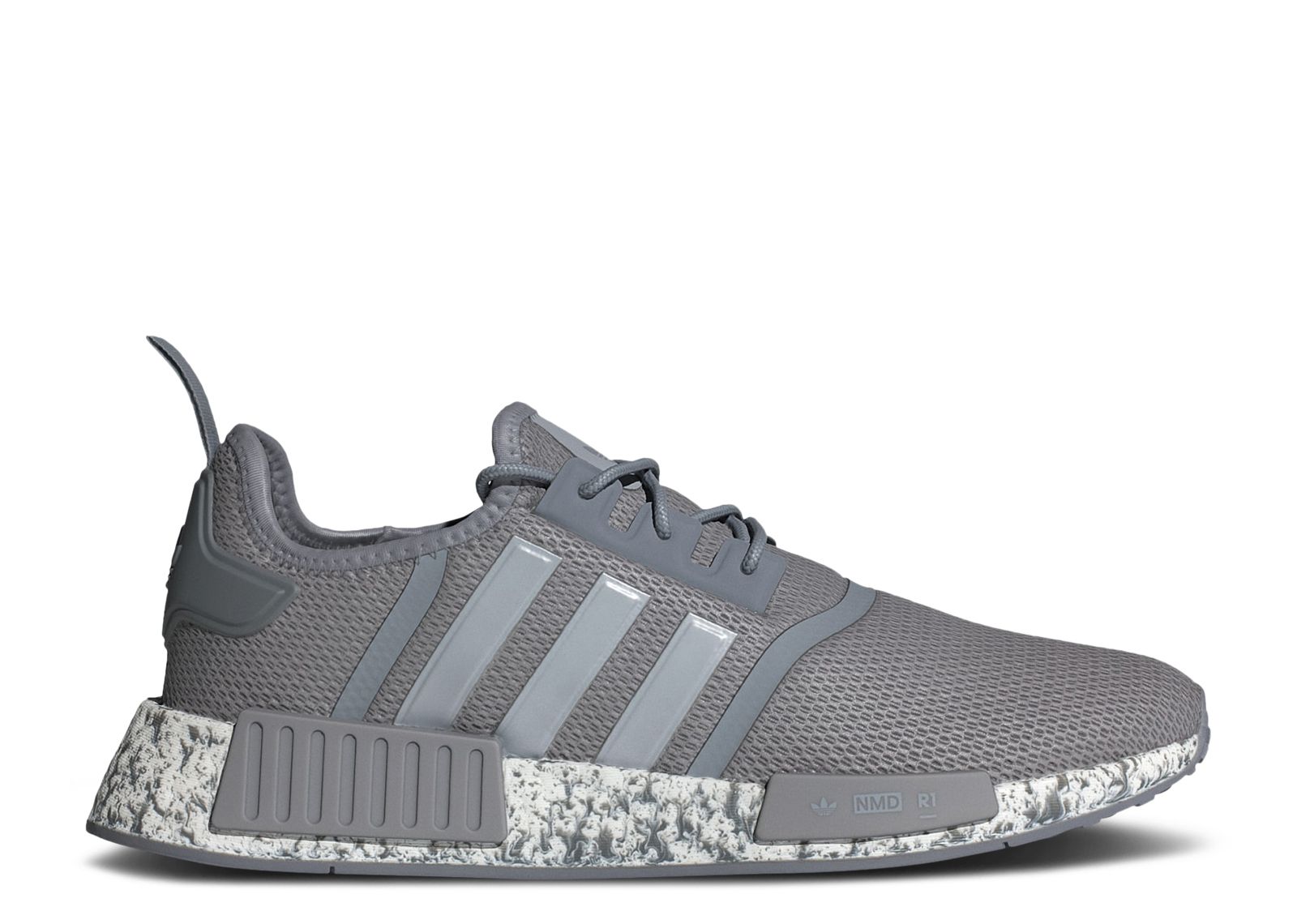 Adidas Originals Mens NMD R1 Running Shoes Grey Light Onix Cloud White Size 12.0