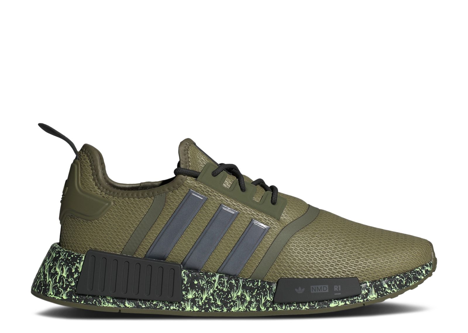 Adidas nmd r1 olive black on sale