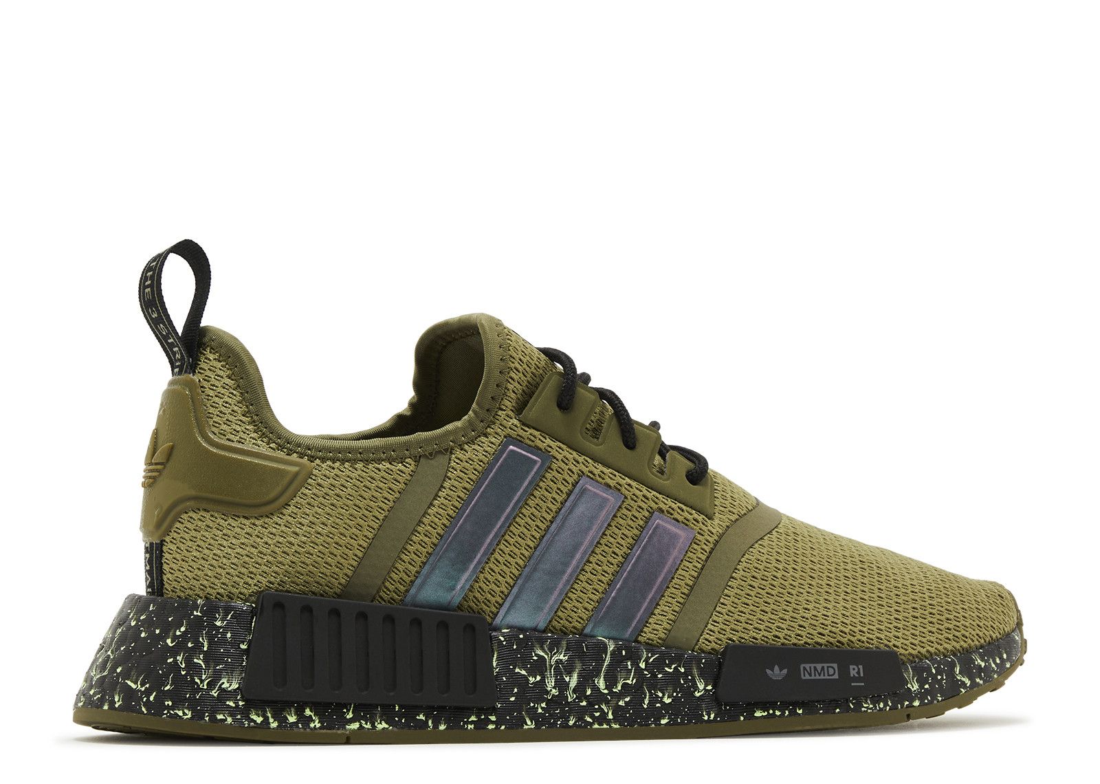 NMD R1 Focus Olive Black Adidas ID5756 focus olive core black green spark Flight Club