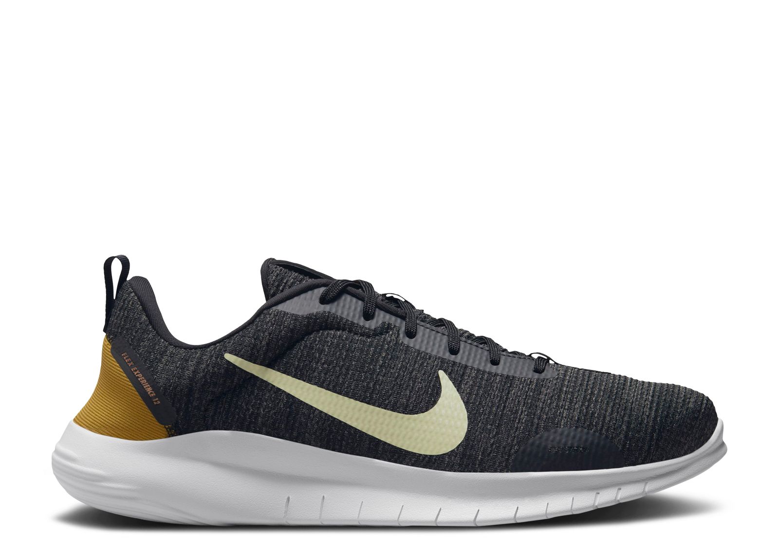 Nike Flex Experience Run 12 Sneakers Shoes Men\'s Size 12.5 Black DV0740-002 Nike Flex Experience Run 12 Black Anthracite for Sale  main image 4
