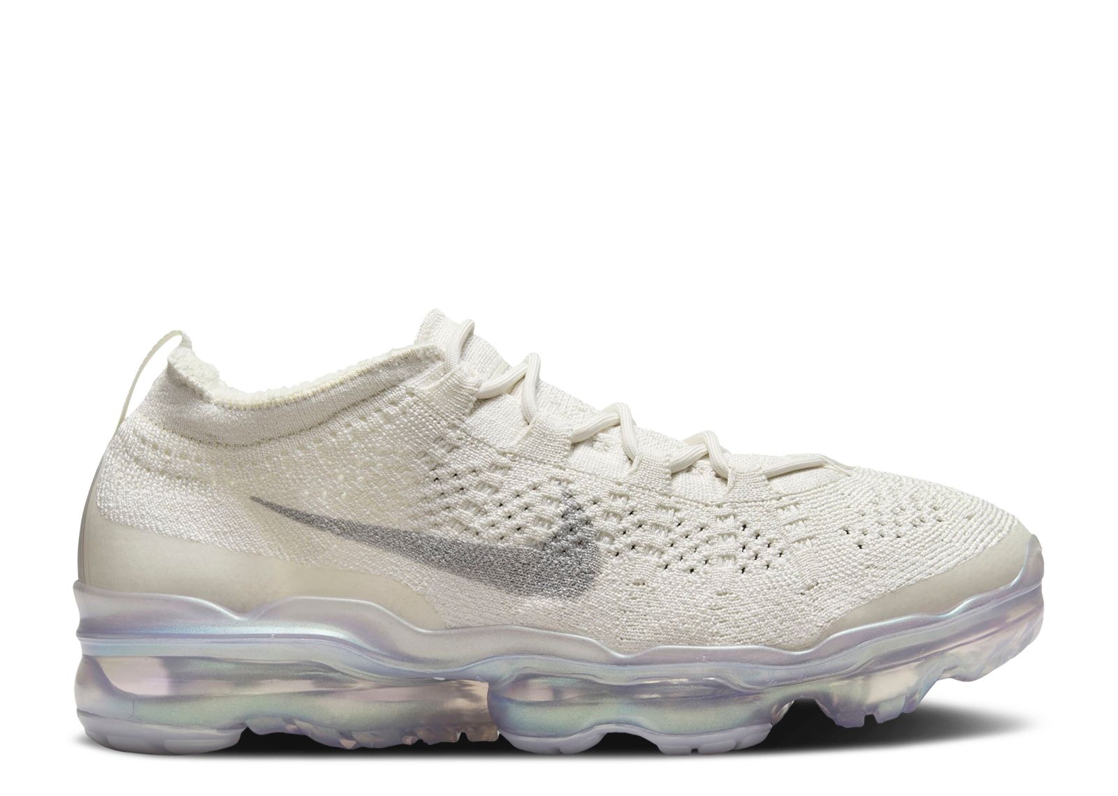 Nike Vapormax Flyknit in Cream and Gray Nike Air VaporMax Flyknit 2 Cookies and Cream Sneakers  main image 3