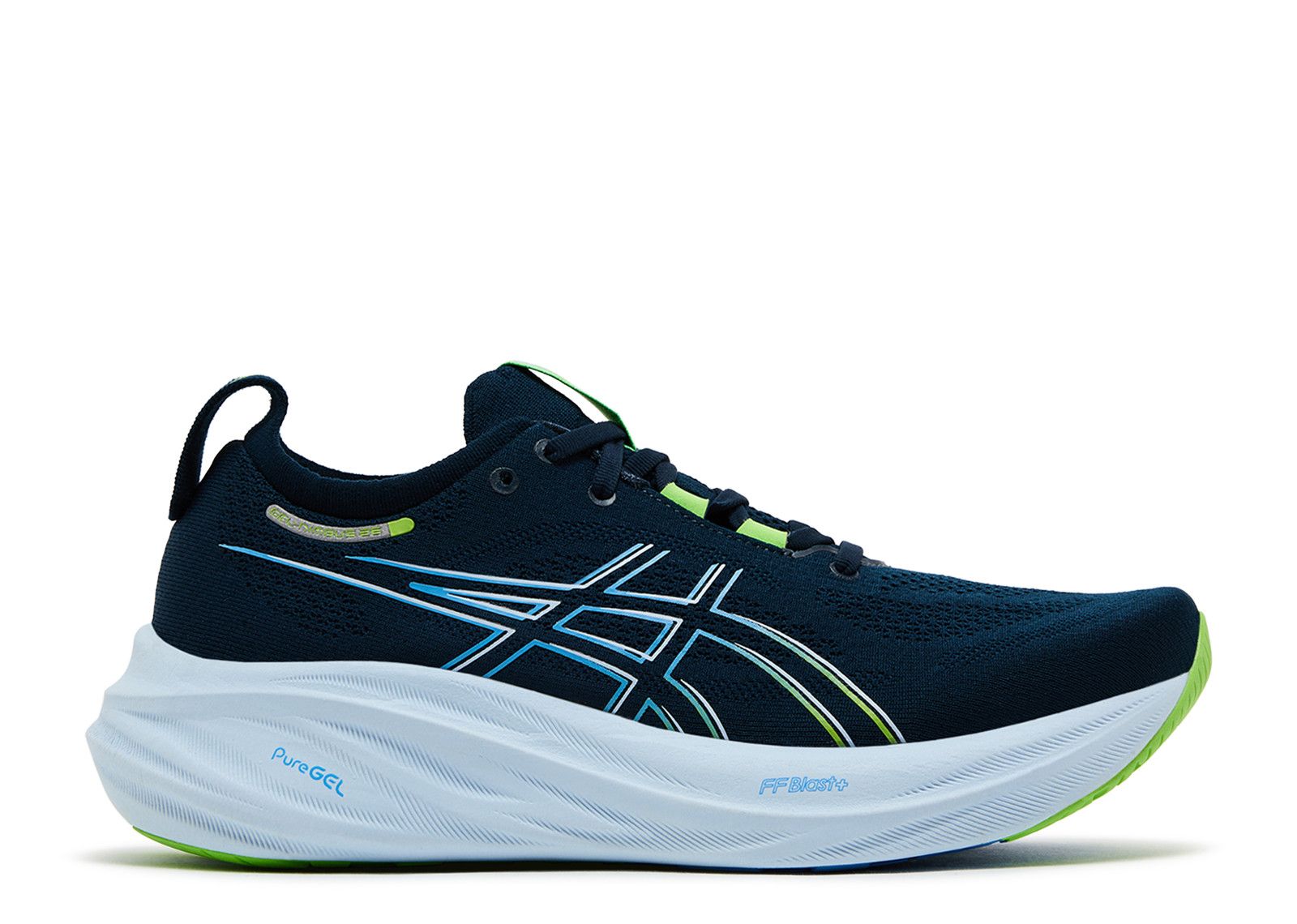 Gel Nimbus 26 'French Blue Electric Lime' - ASICS - 1011B794 400