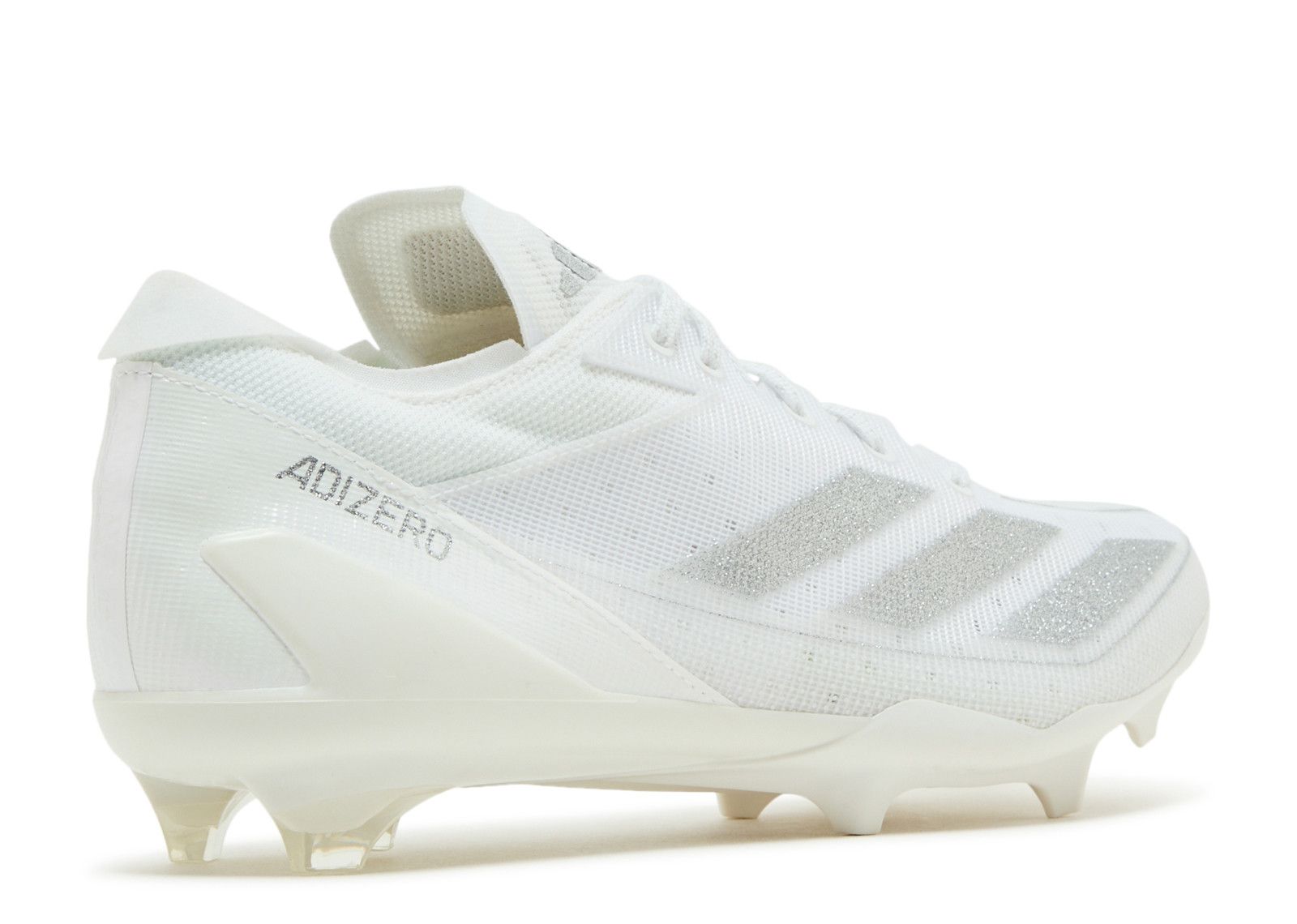Adidas Adizero Electric Men\'s 10 White Metallic Silver Football Cleats IE4374 Electric Football Adidas Adizero Football Cleats Adidas  main image 2