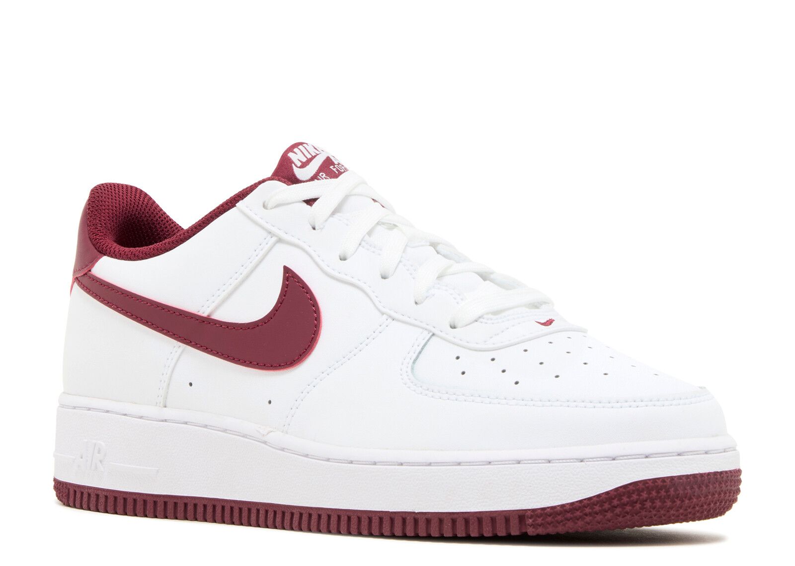 air force 1 white with red swoosh