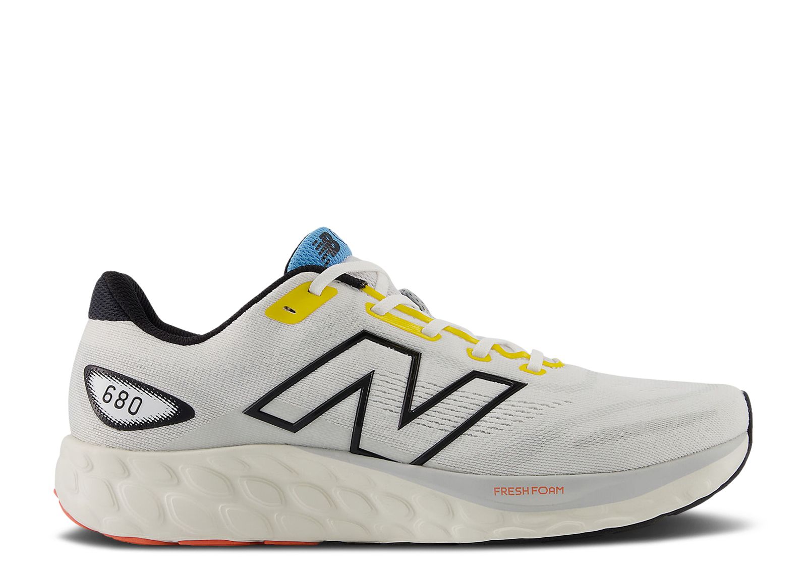 New Balance Fresh Foam 680v8 4E Wide 'White Ginger Lemon' - New Balance ...