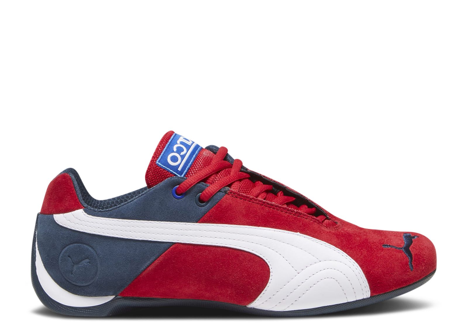 Puma x Sparco Future Cat OG Driving Shoes Fast Red White Dark Night 12