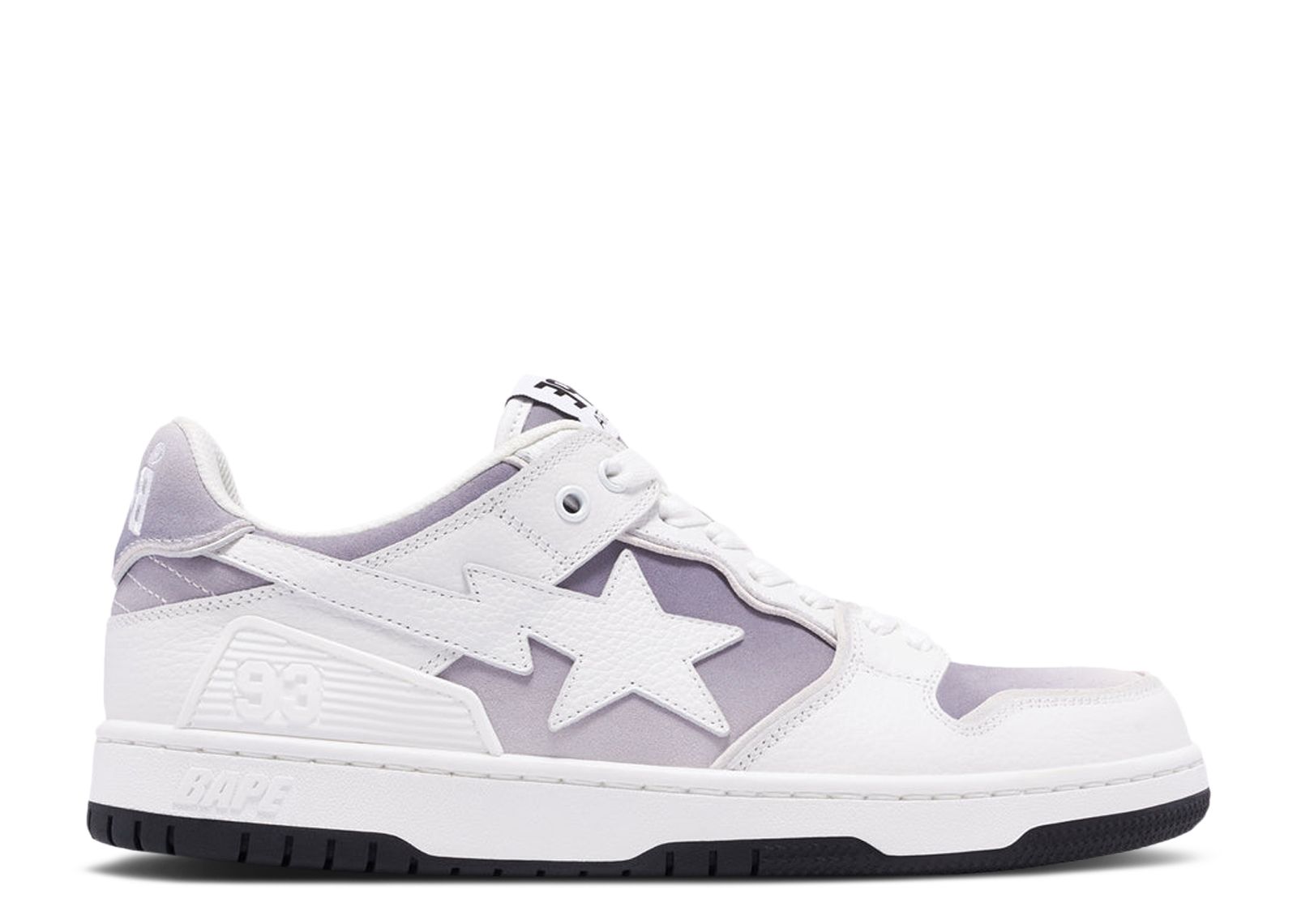 Sk8 Sta #4 'White Gradient' - BAPE - 1J80191058 WHT - white