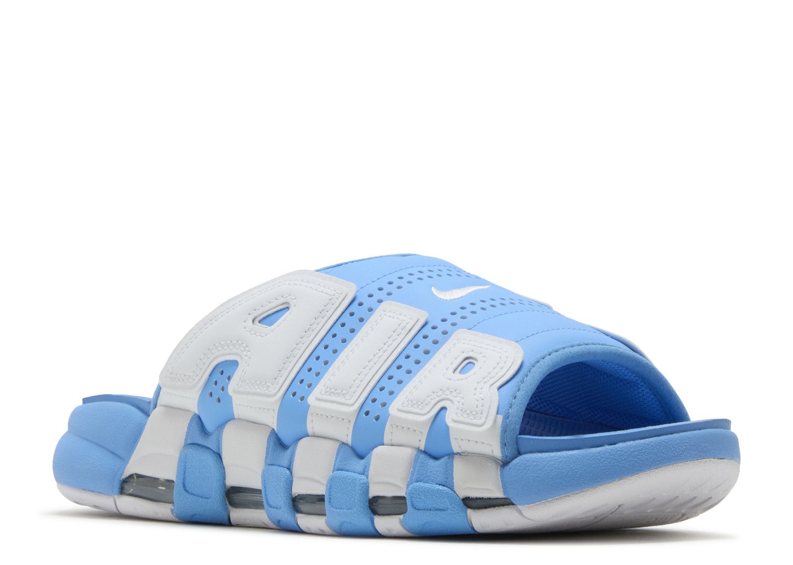 Air More Uptempo Slide 'UNC' - Nike - FD9884 400 - university blue