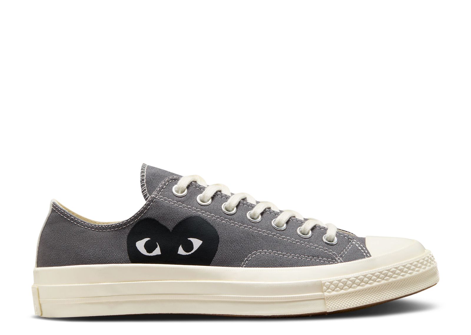 Men's Comme Des Garçons PLAY X Chuck 70 Low 'Steel Gray