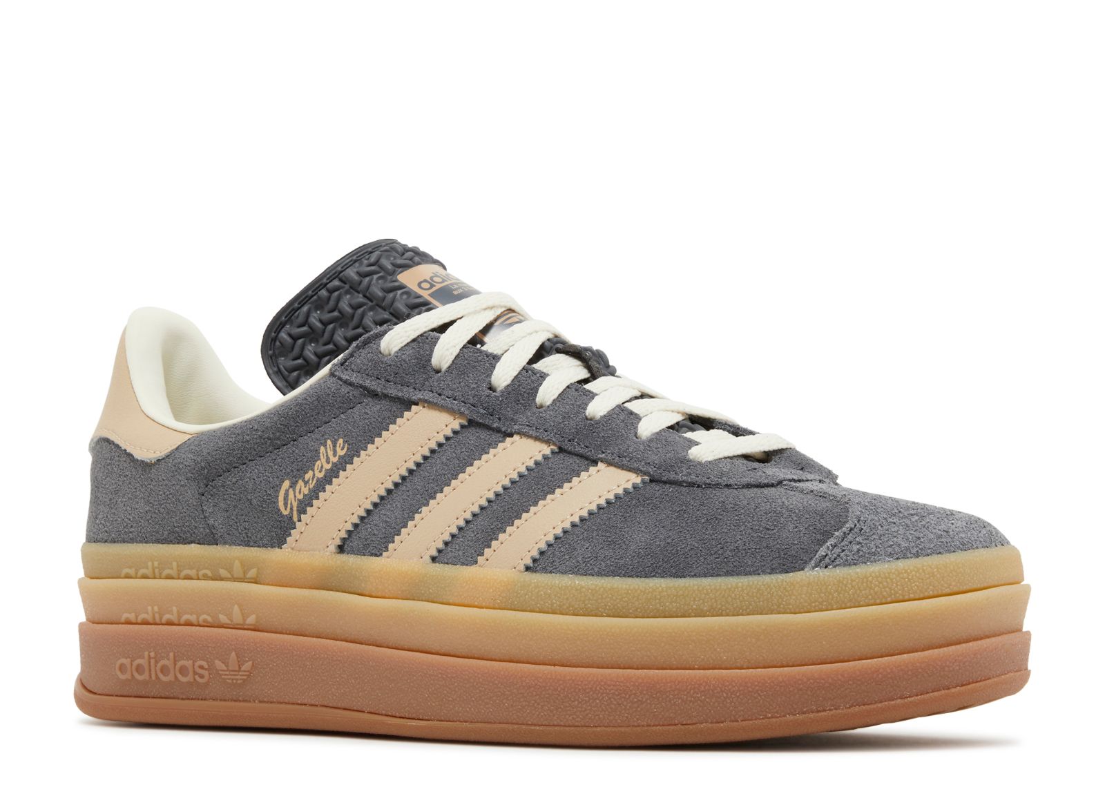 Wmns Gazelle Bold 'Grey Magic Beige Gum' - Adidas - IE0428 - grey six/magic  beige/cream white