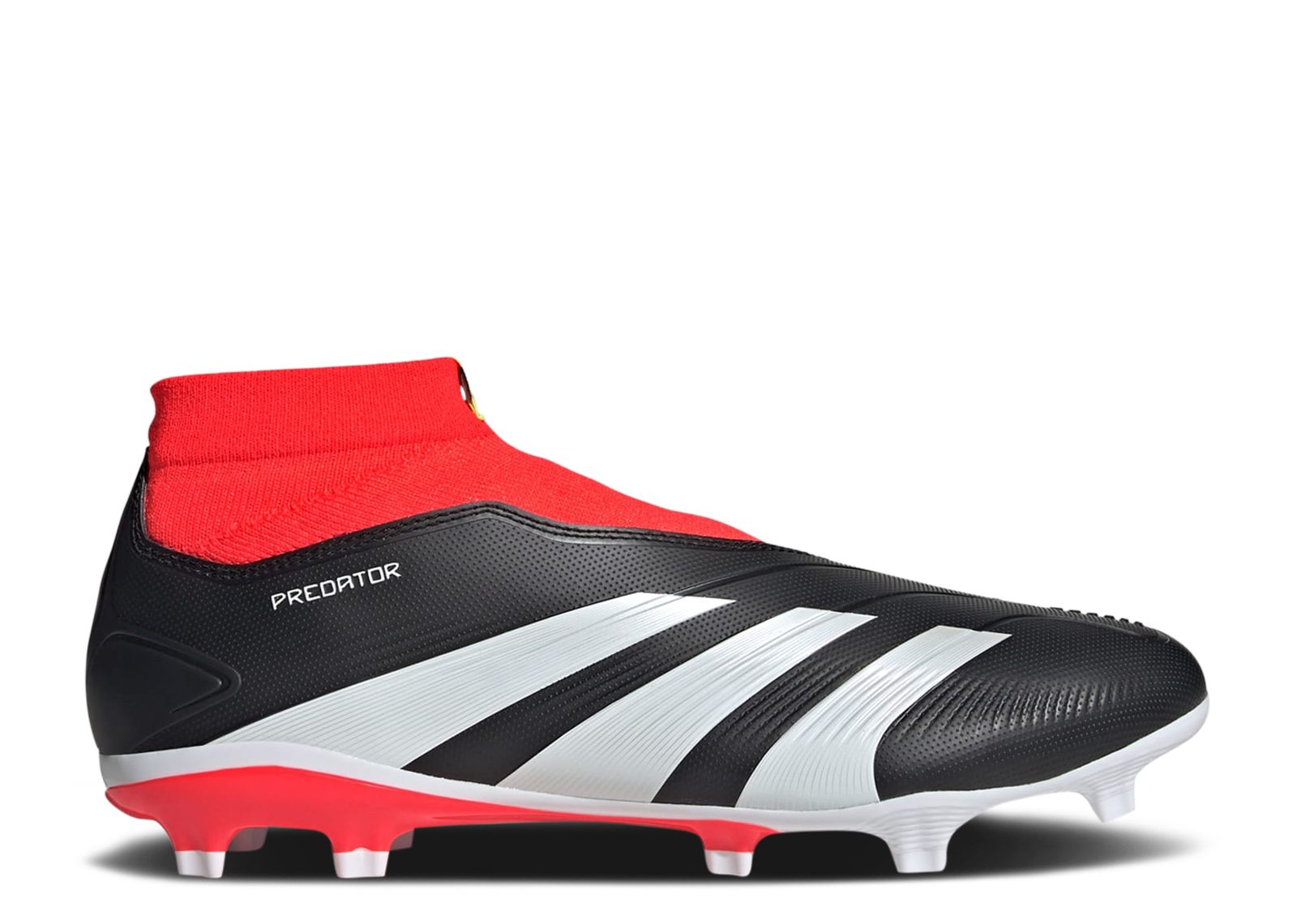 Adidas Predator 24 League Laceless FG Soccer Cleats Solar Pack IG7768 Size 12 Adidas Predator 24 League Laceless FG Soccer Cleats Solar  main image 2