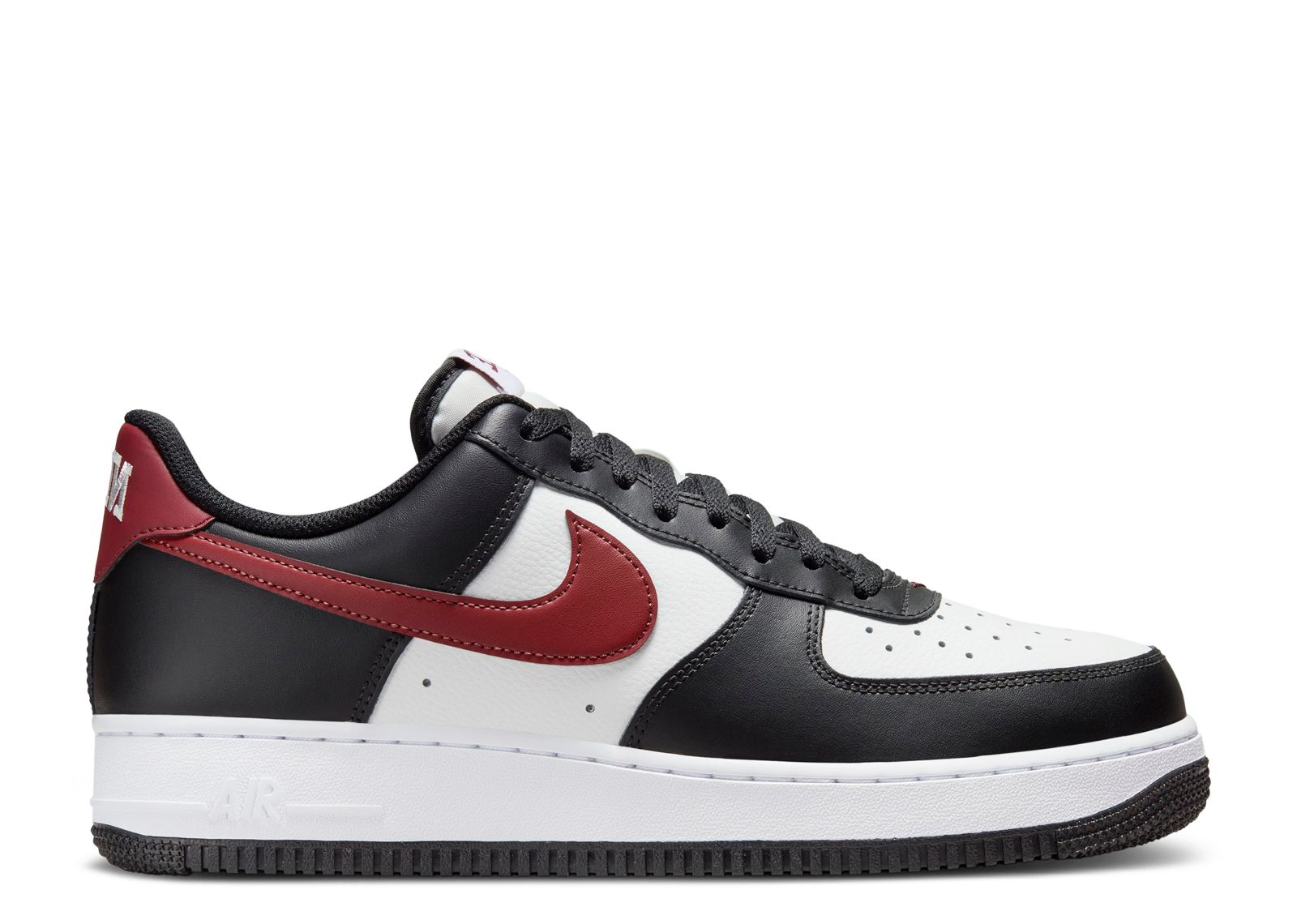 Nike Air Force 1 Low 07 Black White Dark Team Red