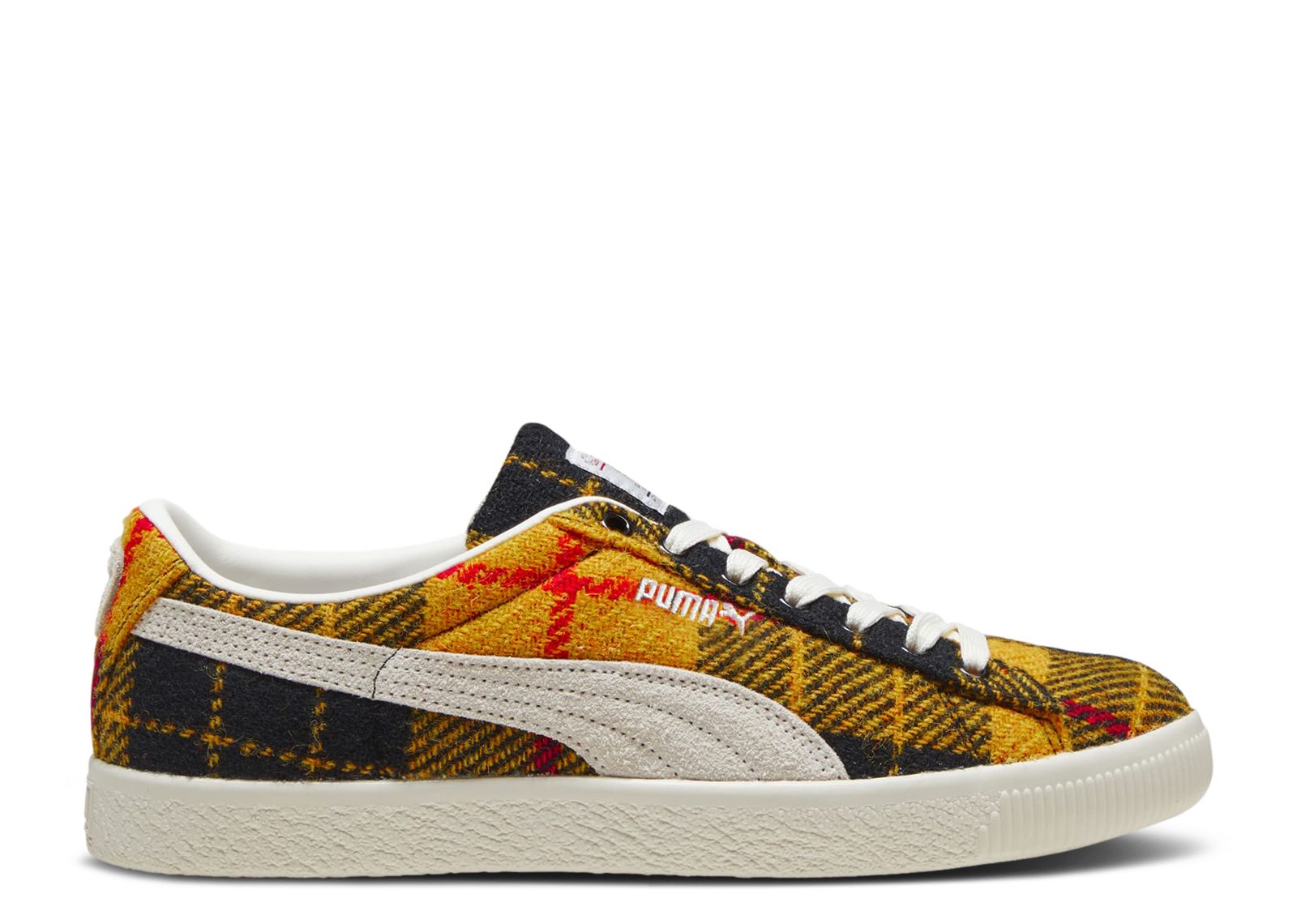 Harris Tweed x Suede Vintage 'Tartan - Yellow'