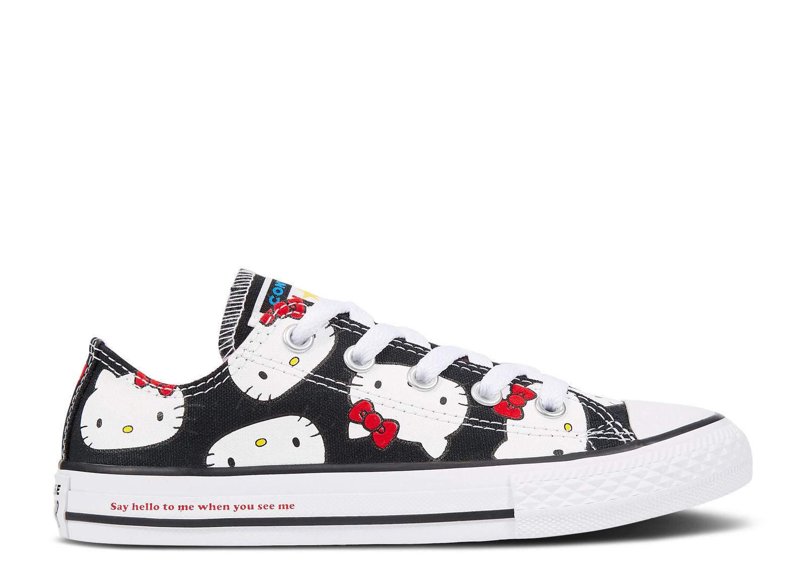 Hello Kitty X Chuck Taylor All Star Canvas Low GS 'Black