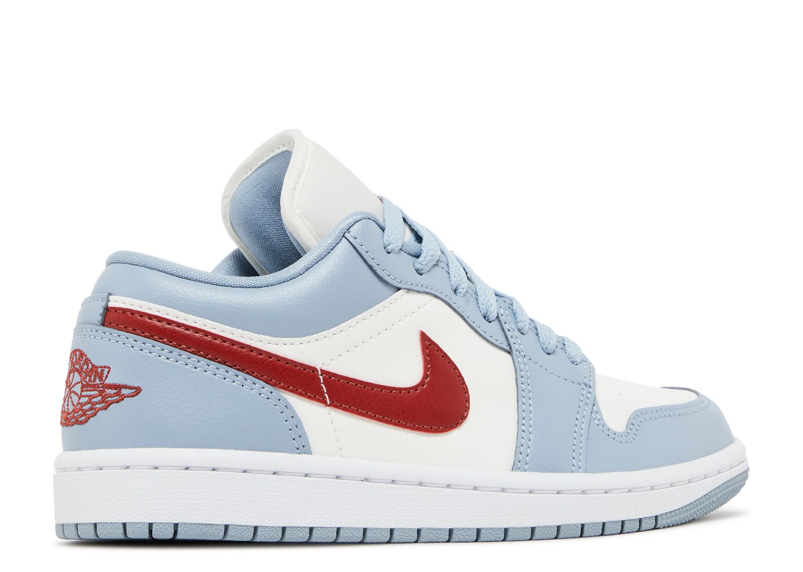 Wmns Jordan 1 Low ‘Blue Whisper Dune Red’