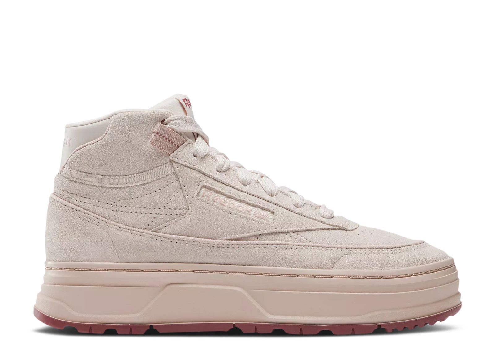 Wmns Club C Geo Mid 'Pink Stucco'