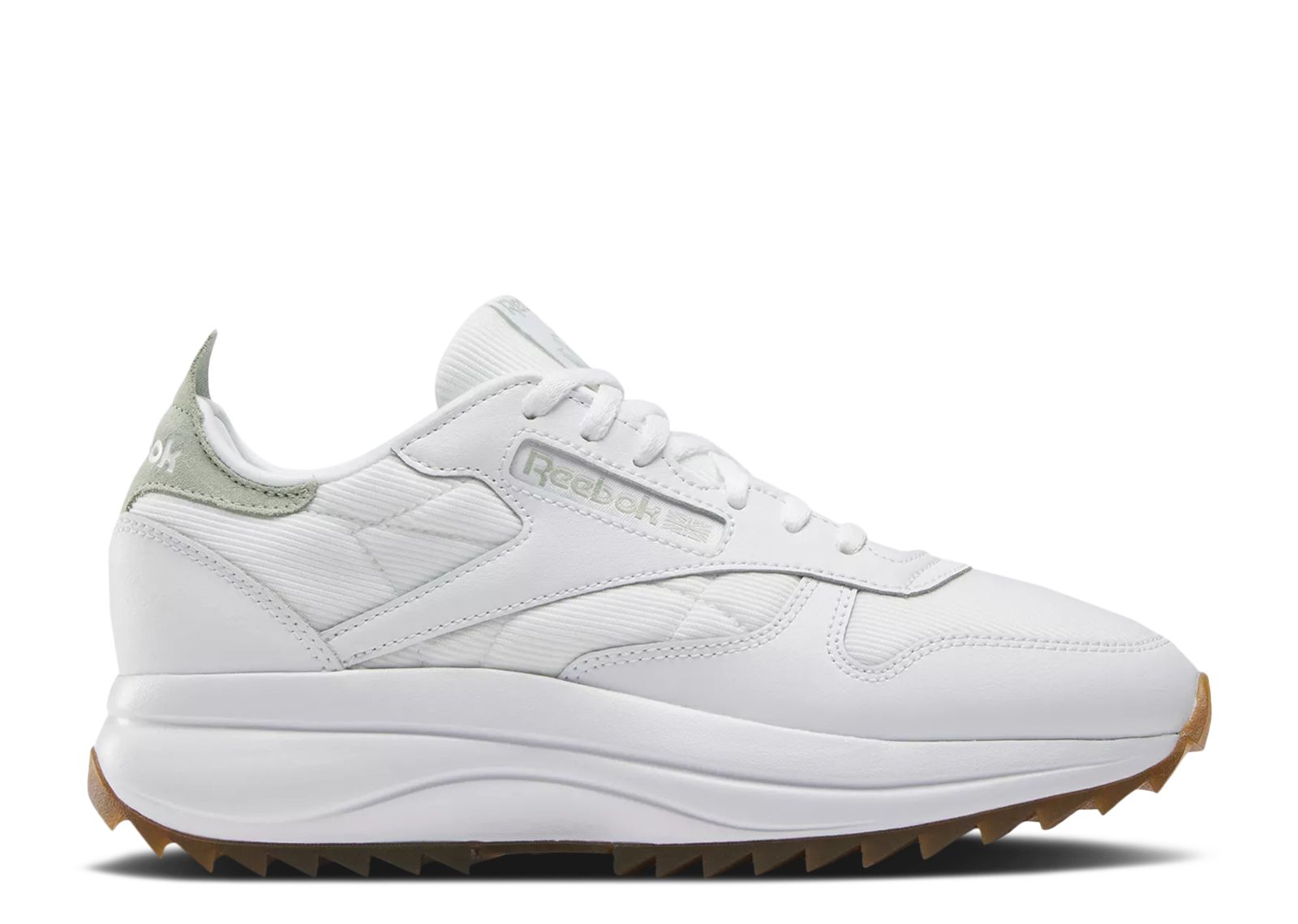 Wmns Classic Leather SP Extra 'White Vintage Green Gum'