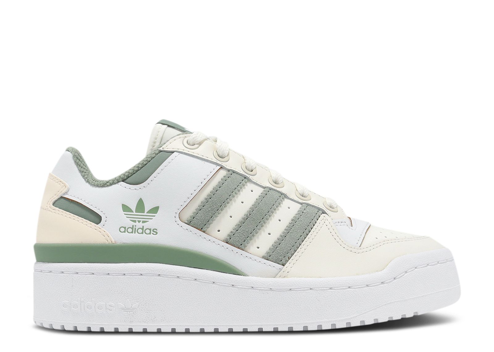 adidas gazelle silver green womens Adidas Women's Forum Bold Grey Three / Grey Three / Off White Low Top  Sneakers main image 1
