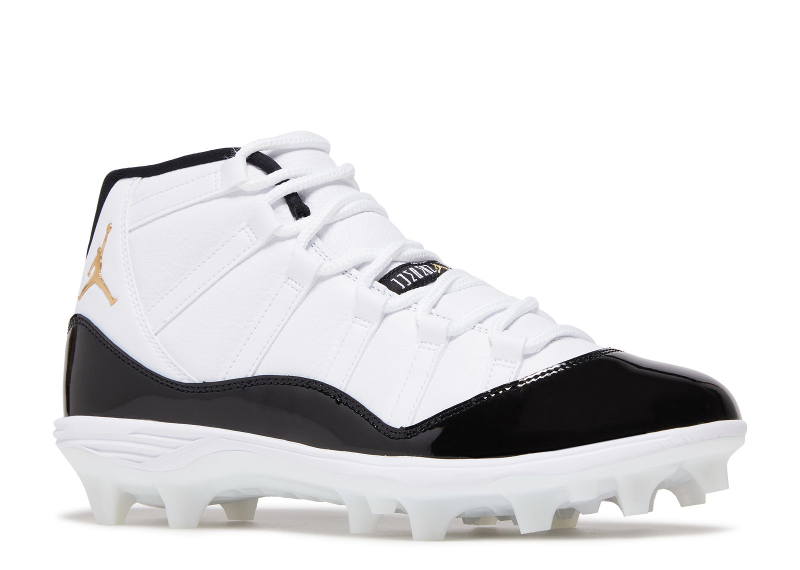 Jordan 11 Retro TD Cleat Gratitude Air Jordan FV5374 107 white black metallic gold Flight Club