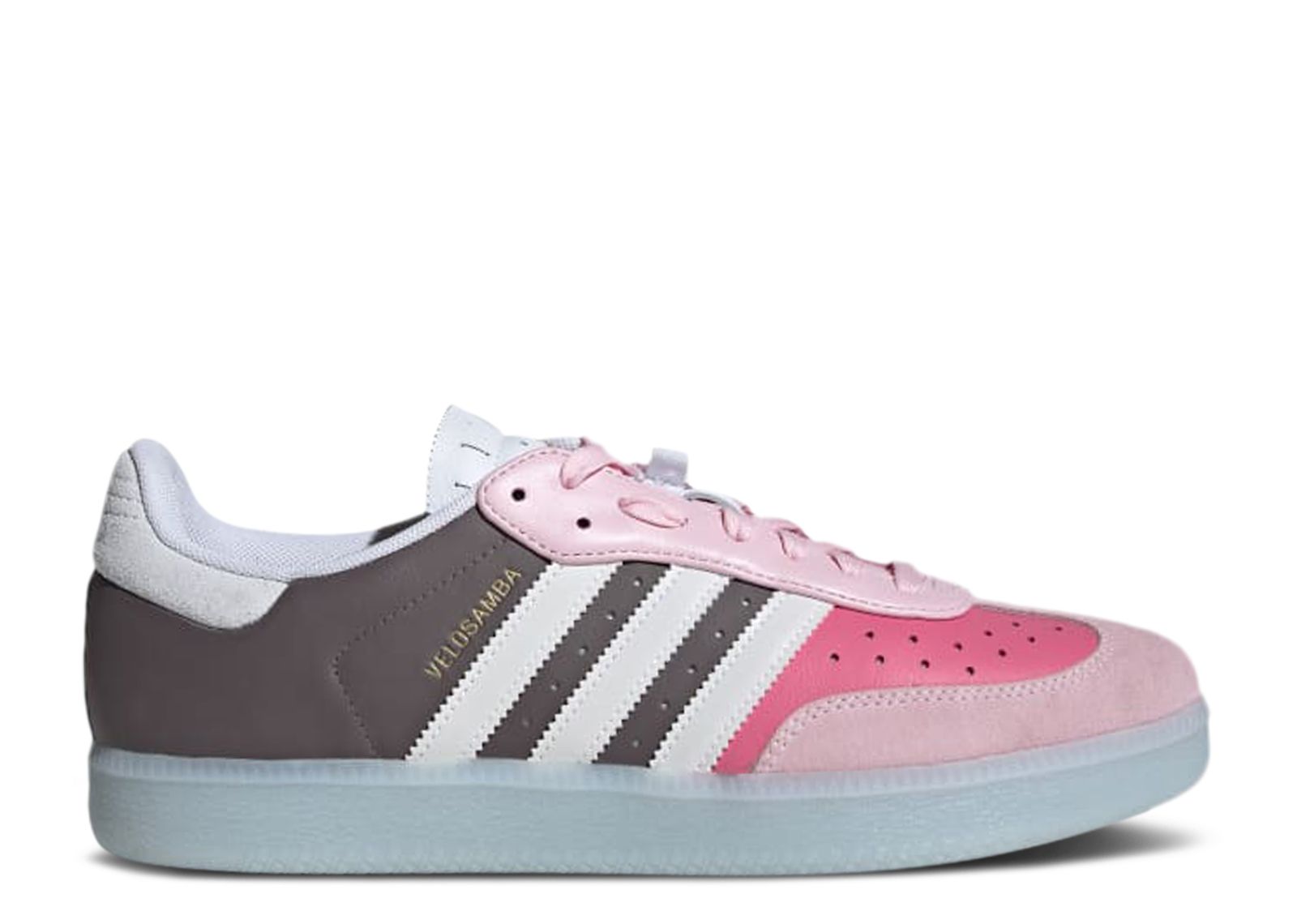 adidas ☆ Velosamba Leather 'Charcoal Clear Pink' Velosamba Leather 'Charcoal Clear Pink' - Adidas - IG5538