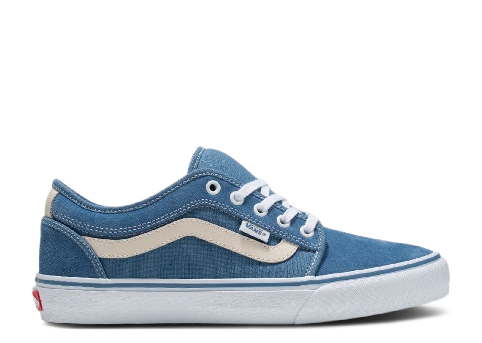 Chukka Low 'Sidestripe - Light Navy Cream'