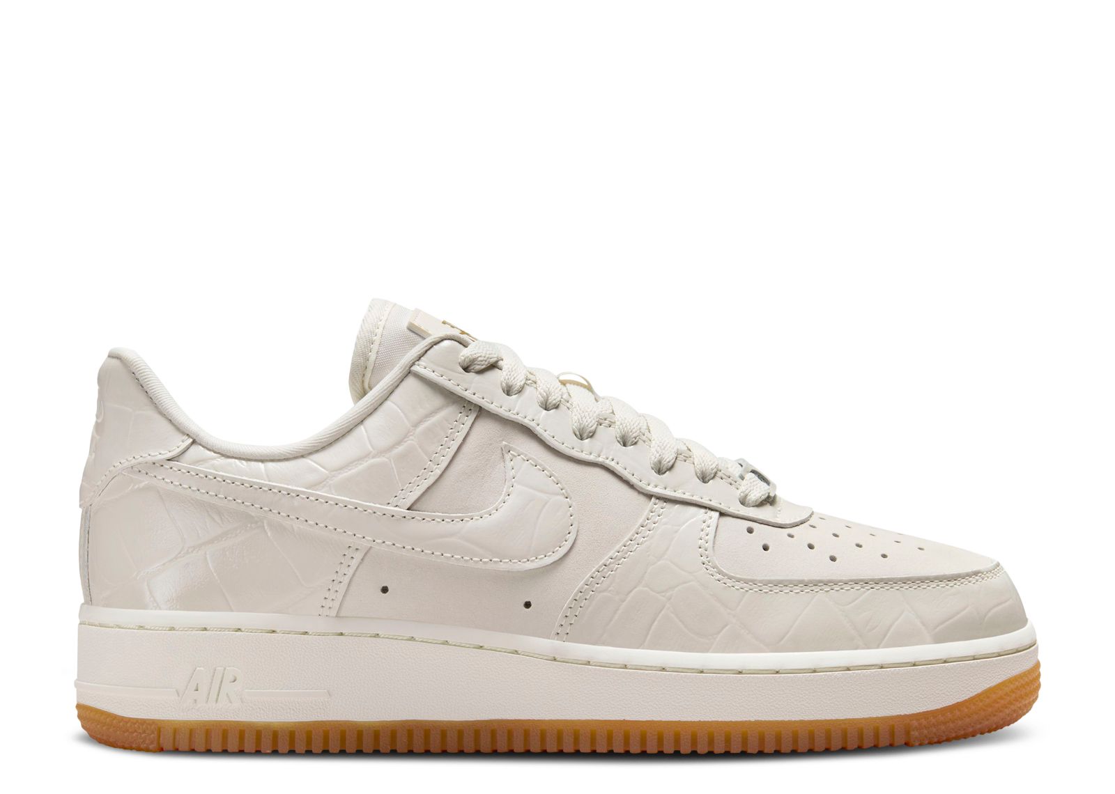 NIKE Air Force 1 Low 2024 Croc Gum Gray - Men’s 12