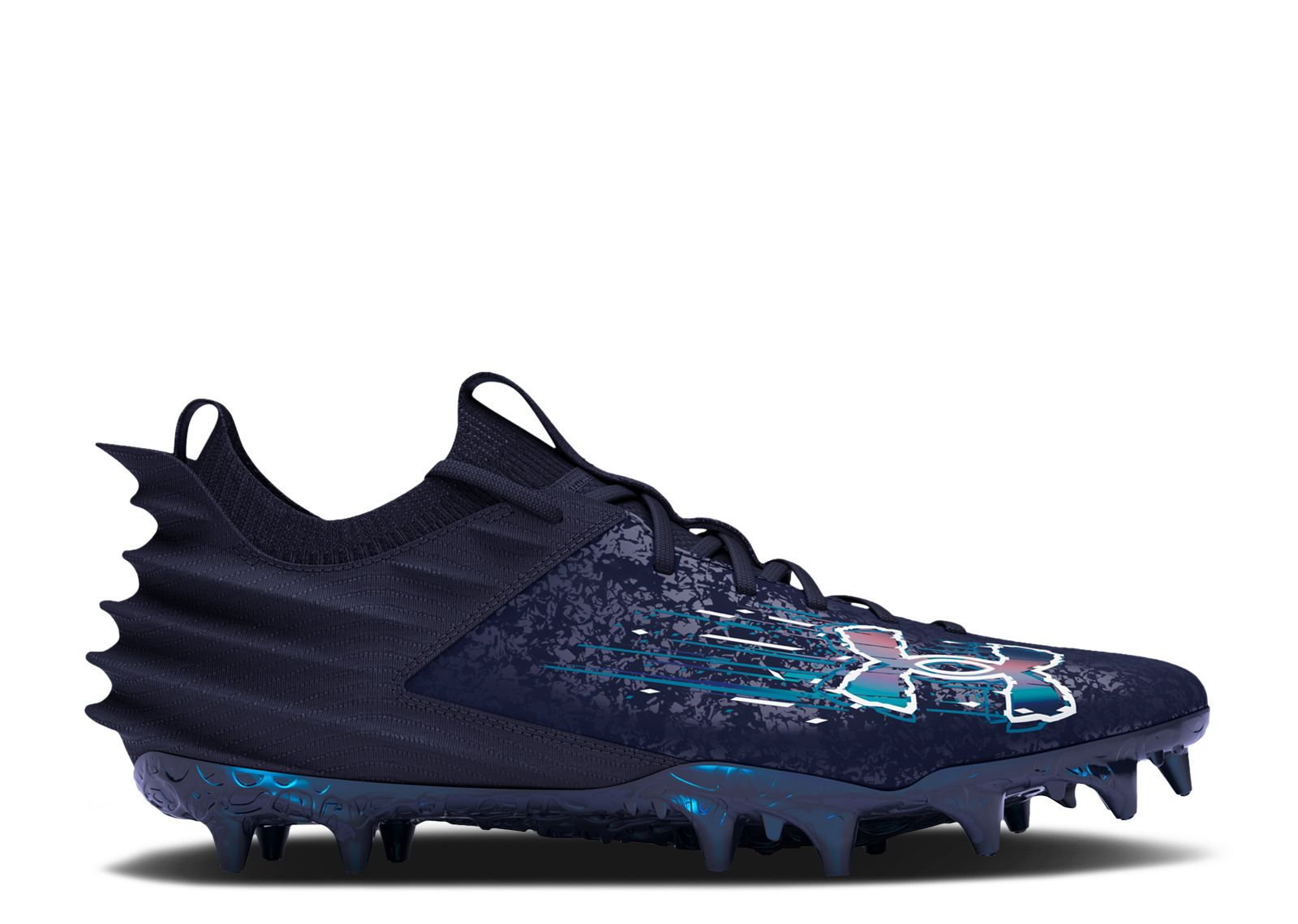 Under Armour Blur Smoke‎ 2.0 MC Suede Mens Size 8 Football Cleats Midnight Navy Under Armour Blur Smoke 2.0 MC Suede Mens | Mercari main image 2