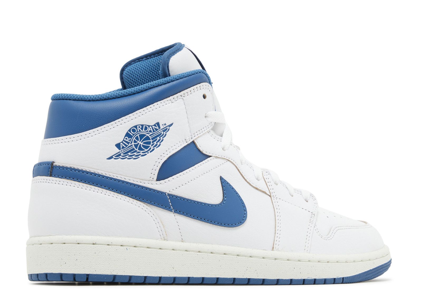 aj 1 mid white blue