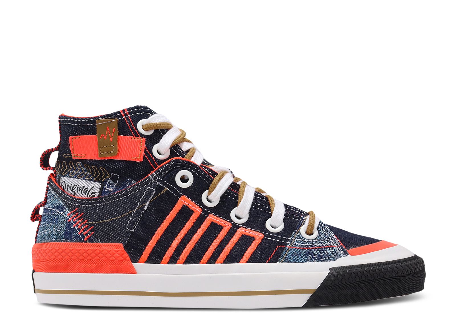 Nizza Hi DL 'Denim Patchwork' - Adidas - FZ5238 | Flight Club