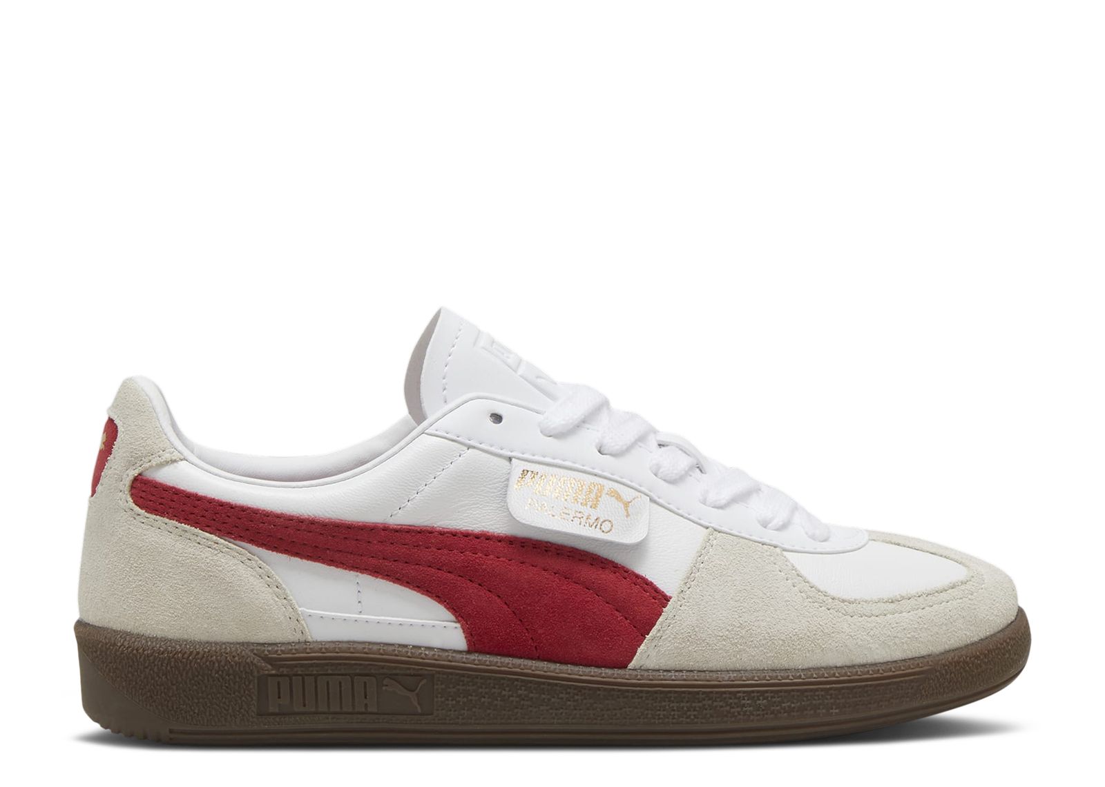 Palermo Leather 'White Club Red'