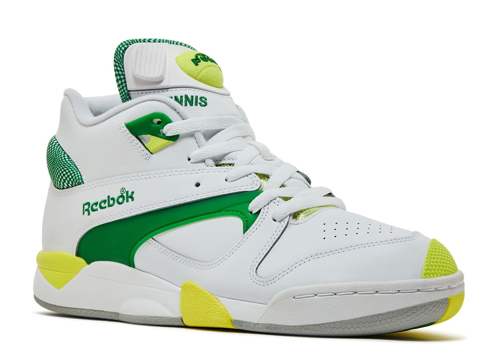 スニーカー Reebok Coat Victory Pump Yellow Green 100203282 RXSOXXVPUE2 Court Victory Pump '35th Anniversary' - Reebok - 100203282