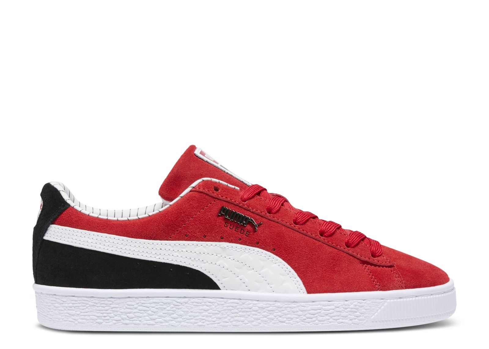 Pinstripe Sports Club x Suede 'Red Black'