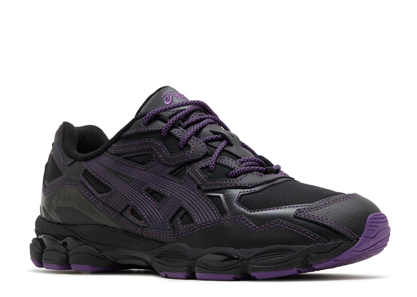 Needles X Gel NYC 'Black Purple' - ASICS - 1201B008 001 - black